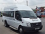 Бесплатный автобус Genser в пункт аренды автомобилей АрендаАвто-взн на Новорязанском шоссе